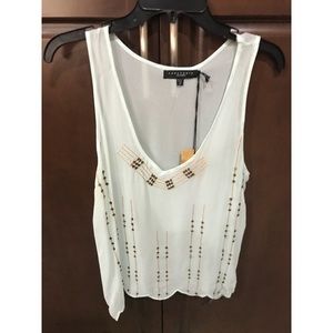 Sanctuary Sheer Beaded Tank
